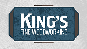 King's Fine Woodworking logo concept