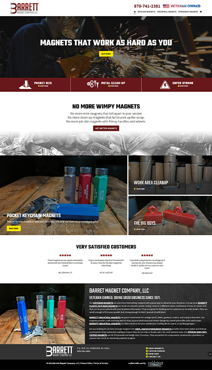 Barrett Magnet Company website