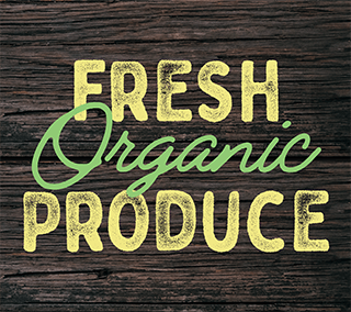 Nature's Wonders produce sign